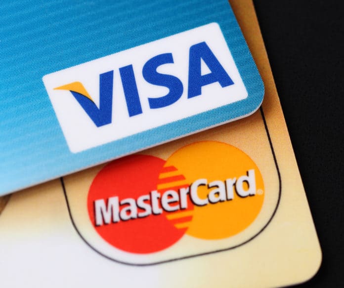 Visa and Mastercard. Source: shutterstock.com