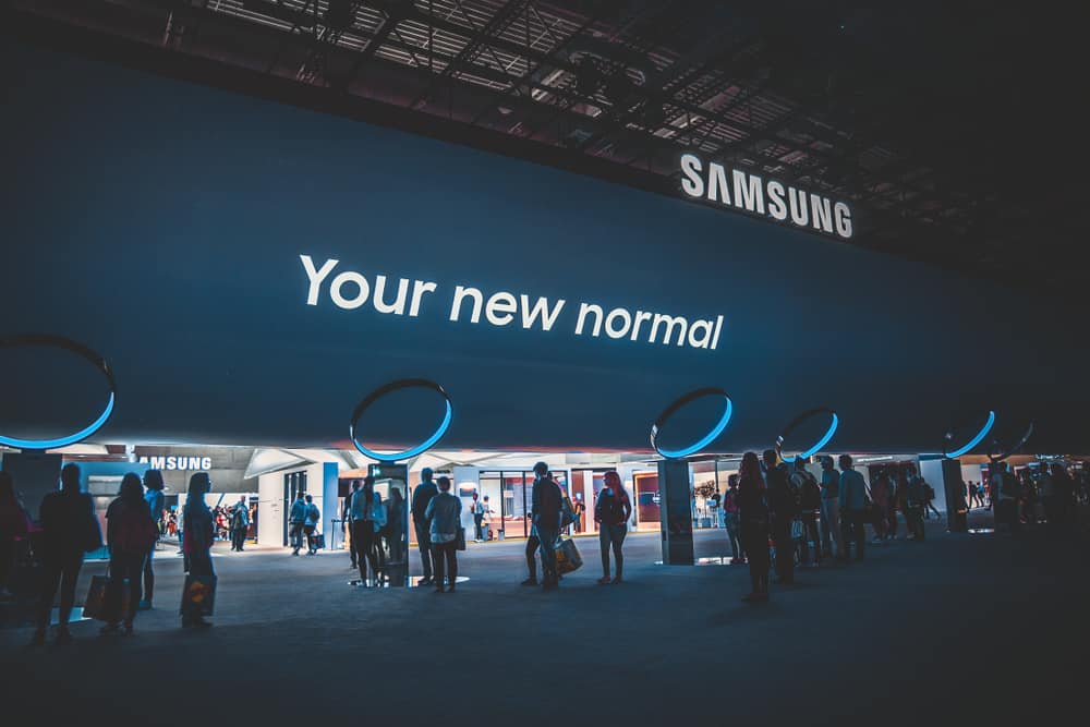 Samsung exhibition pavilion. Source: Shutterstock.com