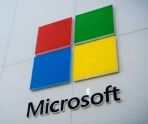 Microsoft logo. Source: shutterstock.com