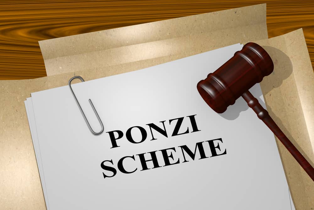 Ponzi scheme legal concept