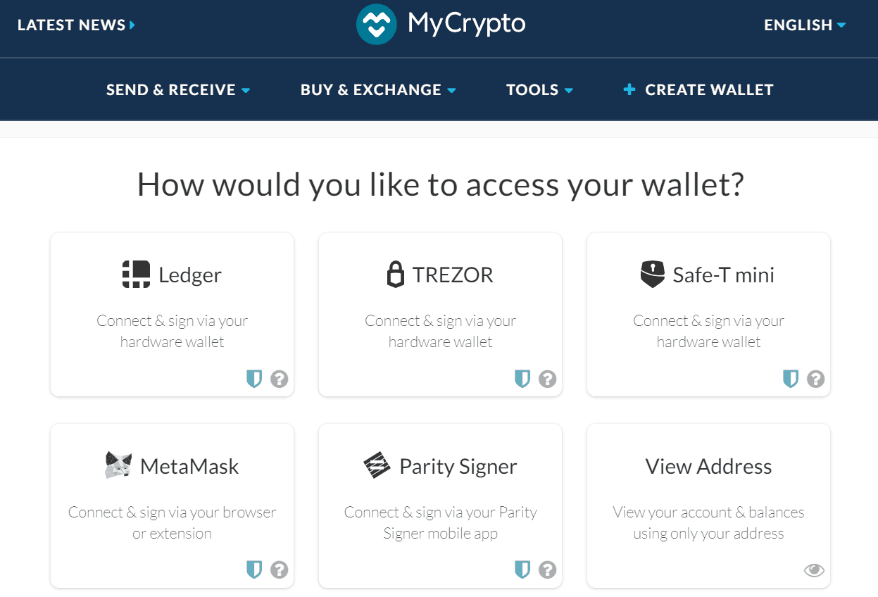 MyCrypto platform and app