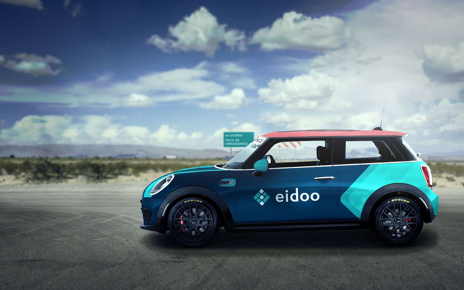 The Eidoo sponsored car pictured above might be Mini but it’s sure to catch attention on the track.