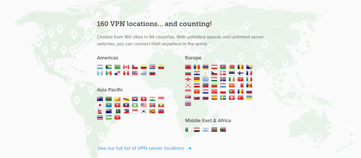 expressvpn vpn locations