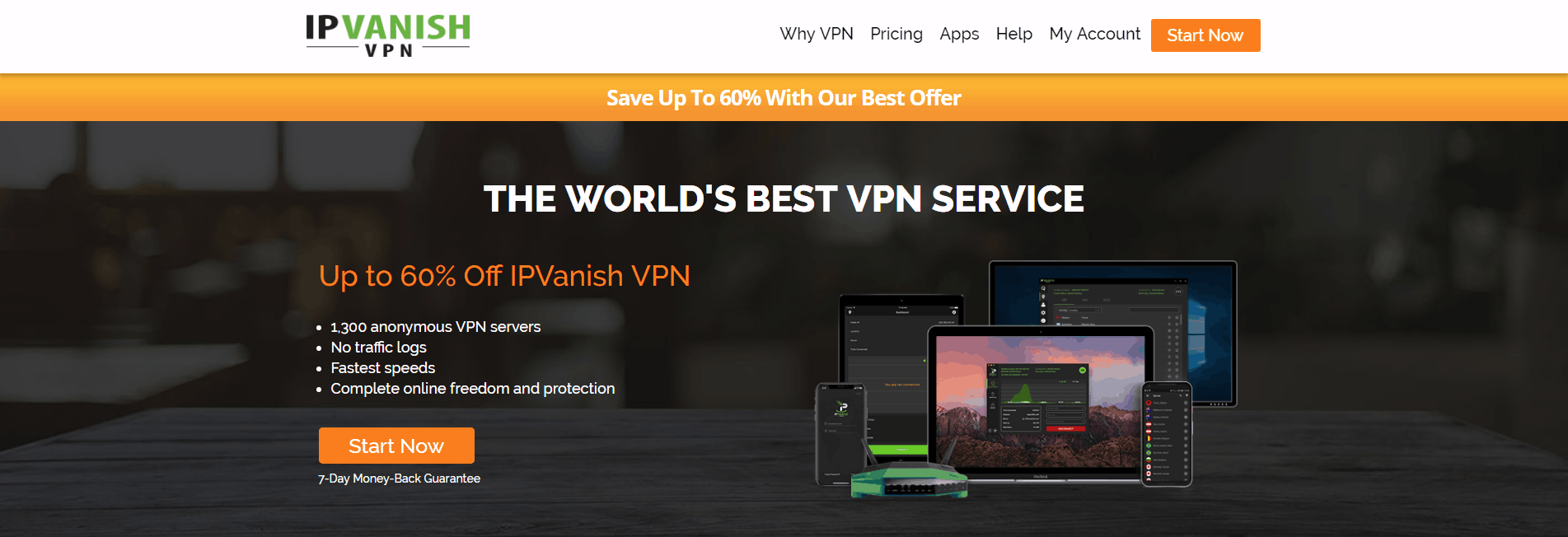 IPVanish Home Page