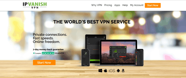 IPVanish Homepage