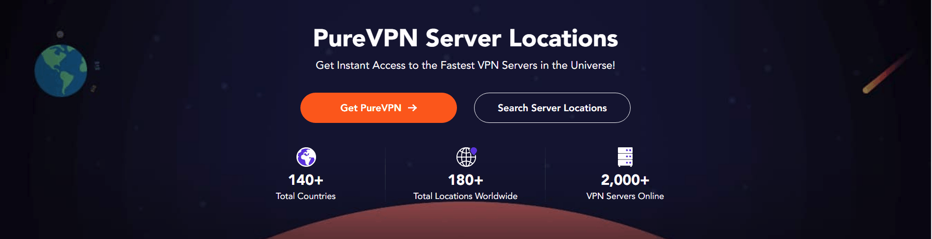 PureVPN Server Locations