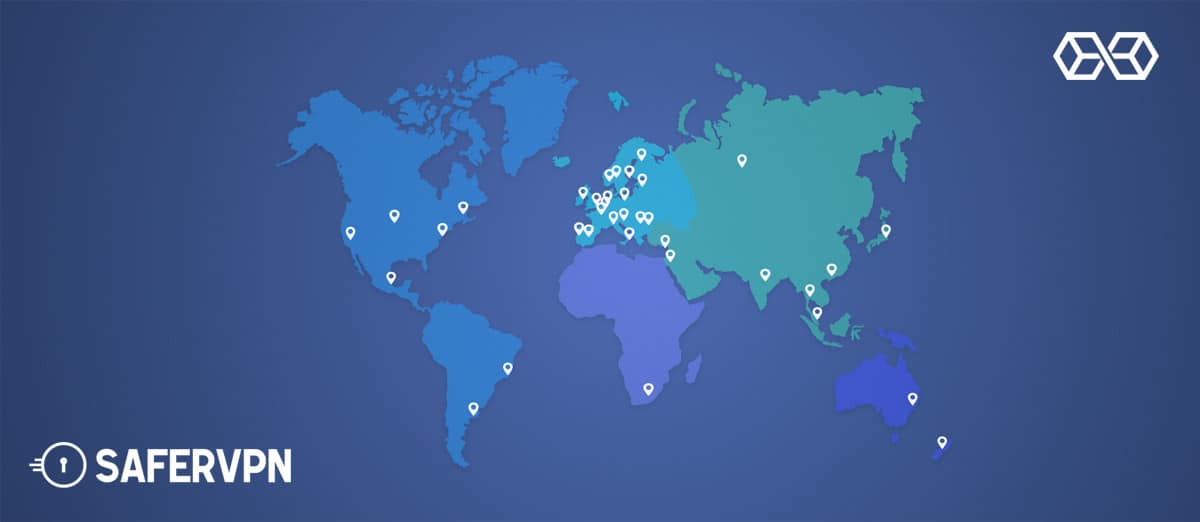 700 servers across 34 countries