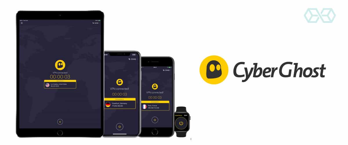 CyberGhost VPN services on your iOS Apple device